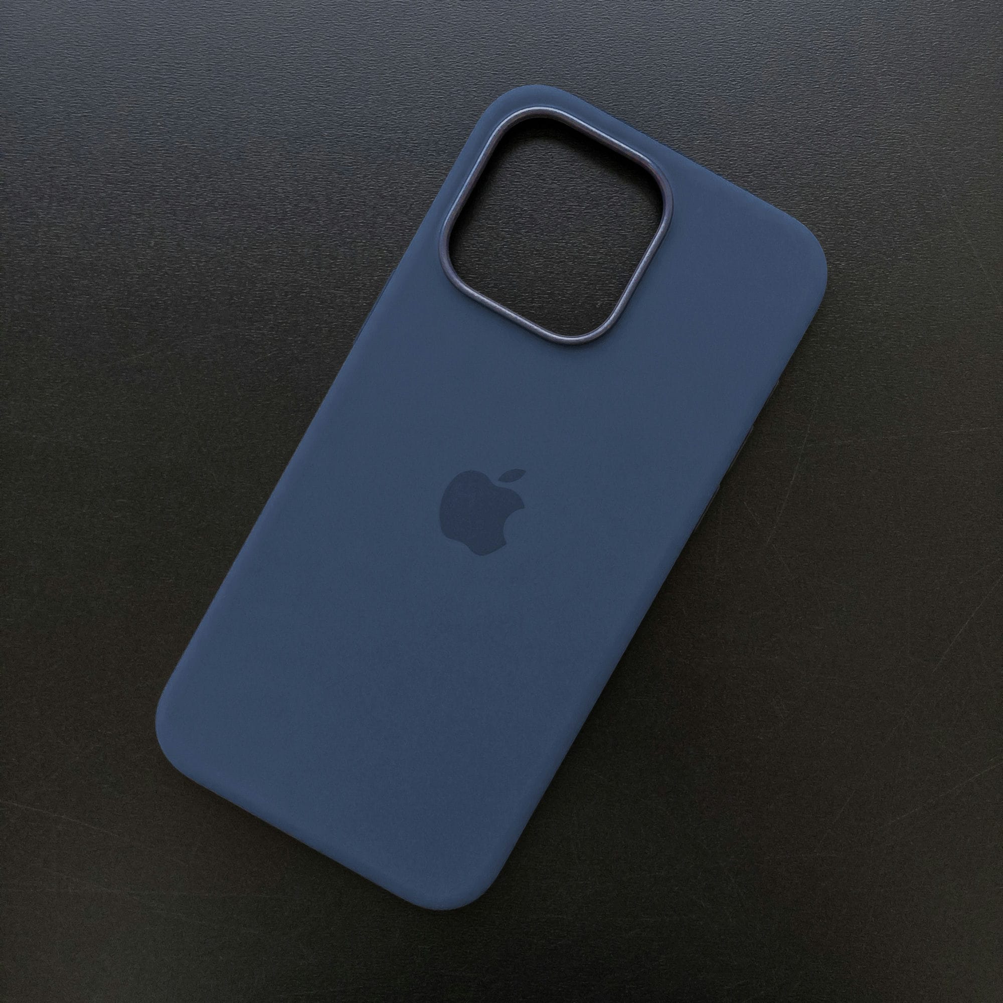 Чехол iPhone 15 Pro Max Silicone Case (MagSafe) Storm Blue