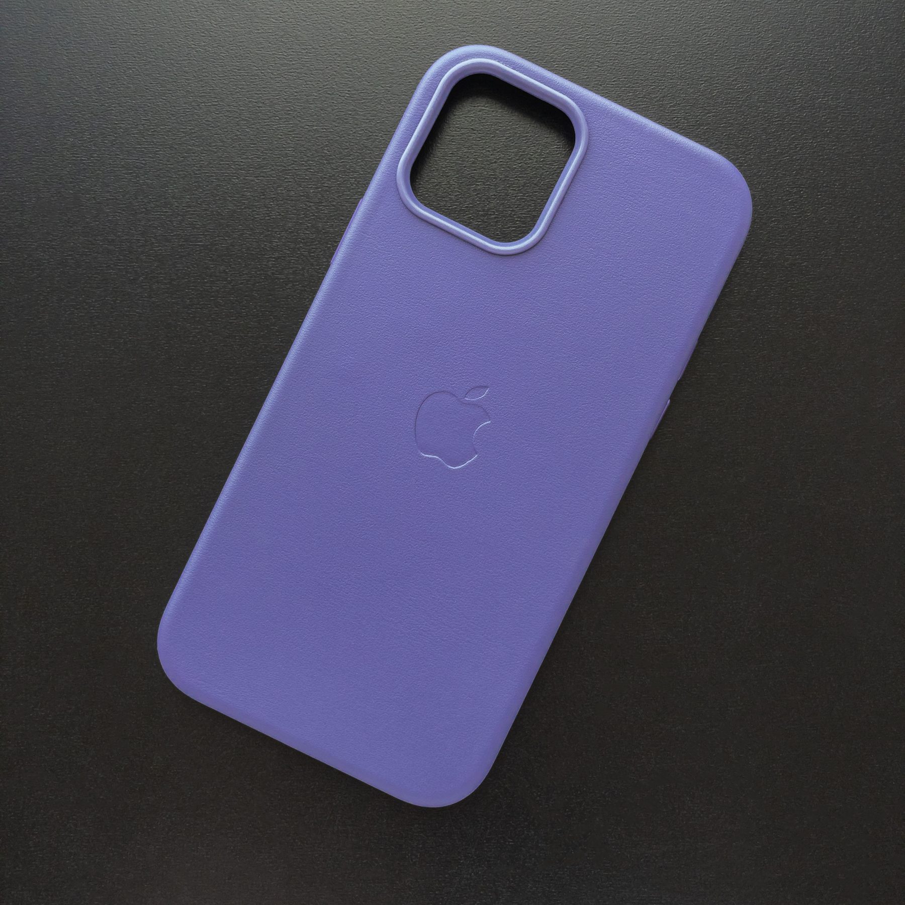 Чехол iPhone 12/12 Pro Leather Case (MagSafe) Lavender