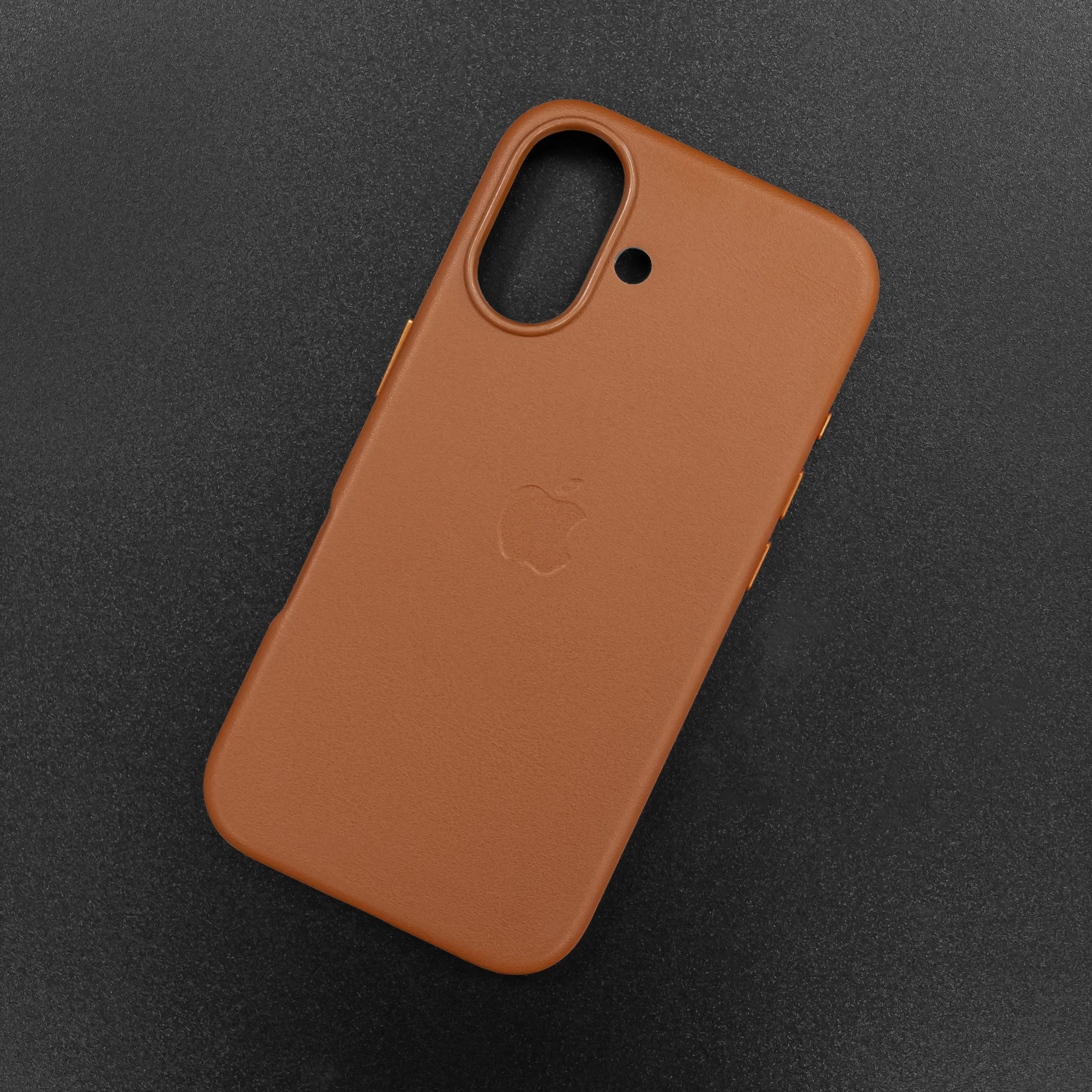 Чехол iPhone 16 Leather Case (MagSafe) Cinnamon