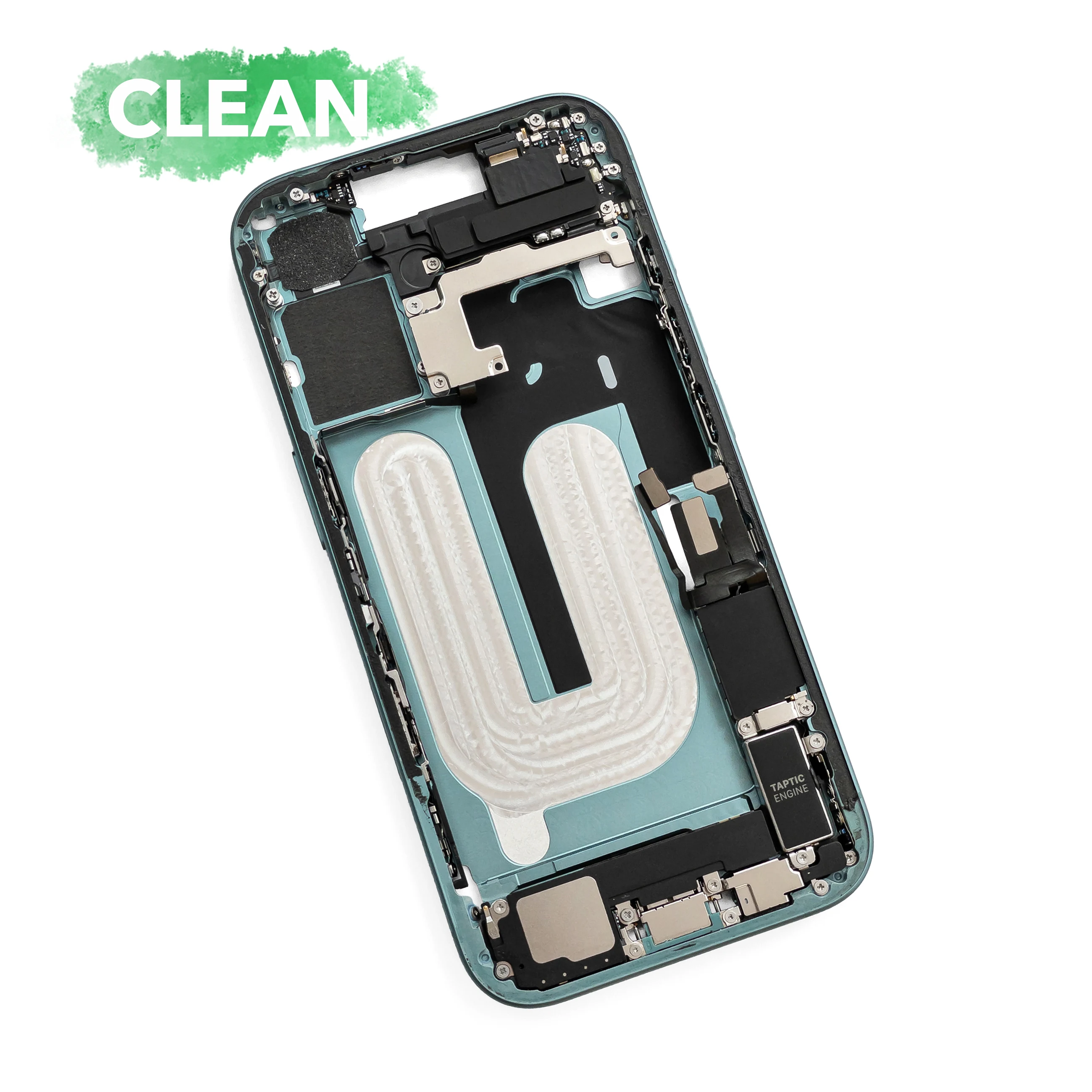 Корпус iPhone 16 в сборе с кнопкой Camera Control (Teal)