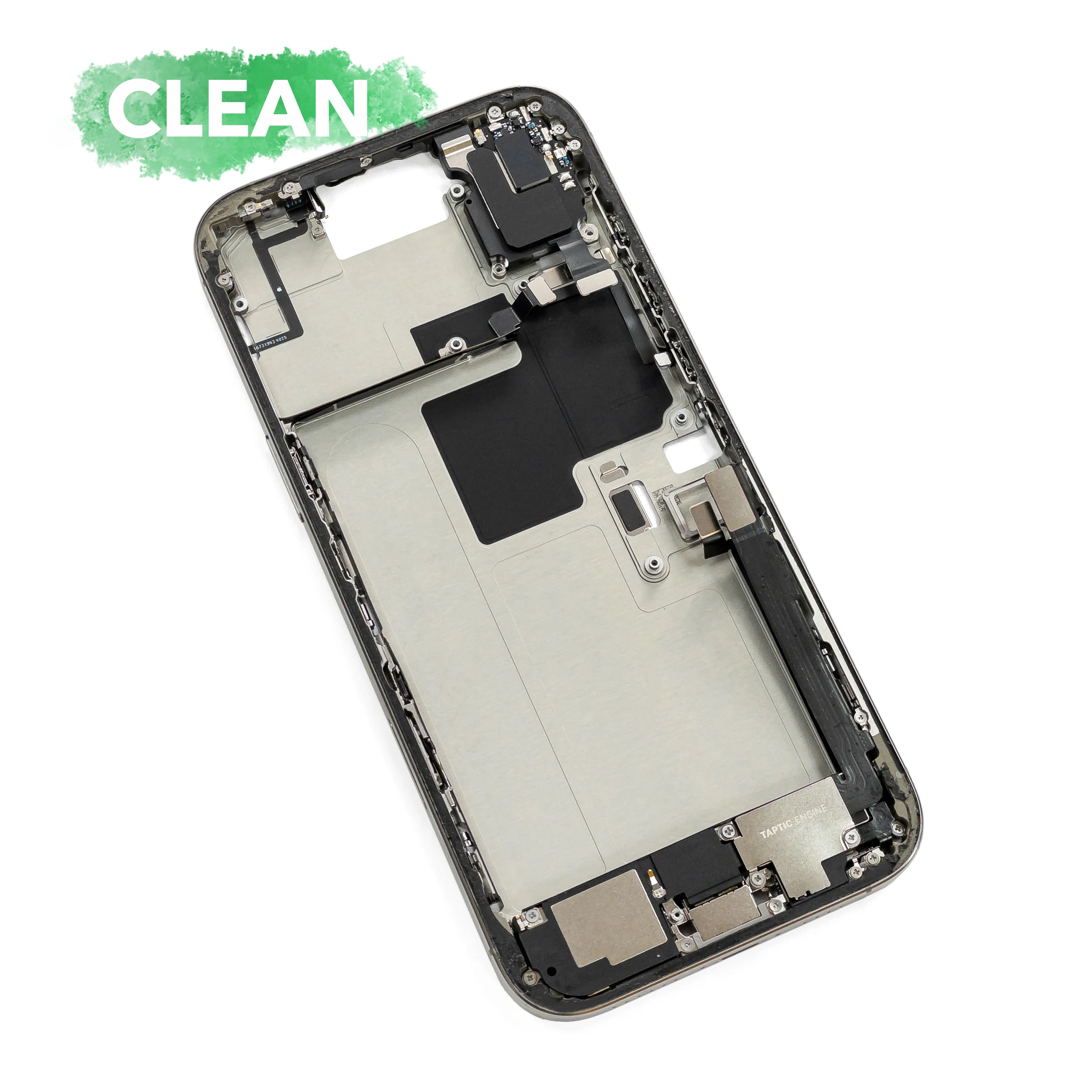 Средняя часть iPhone 16 Pro Max в сборе со шлейфами (Black Titanium)