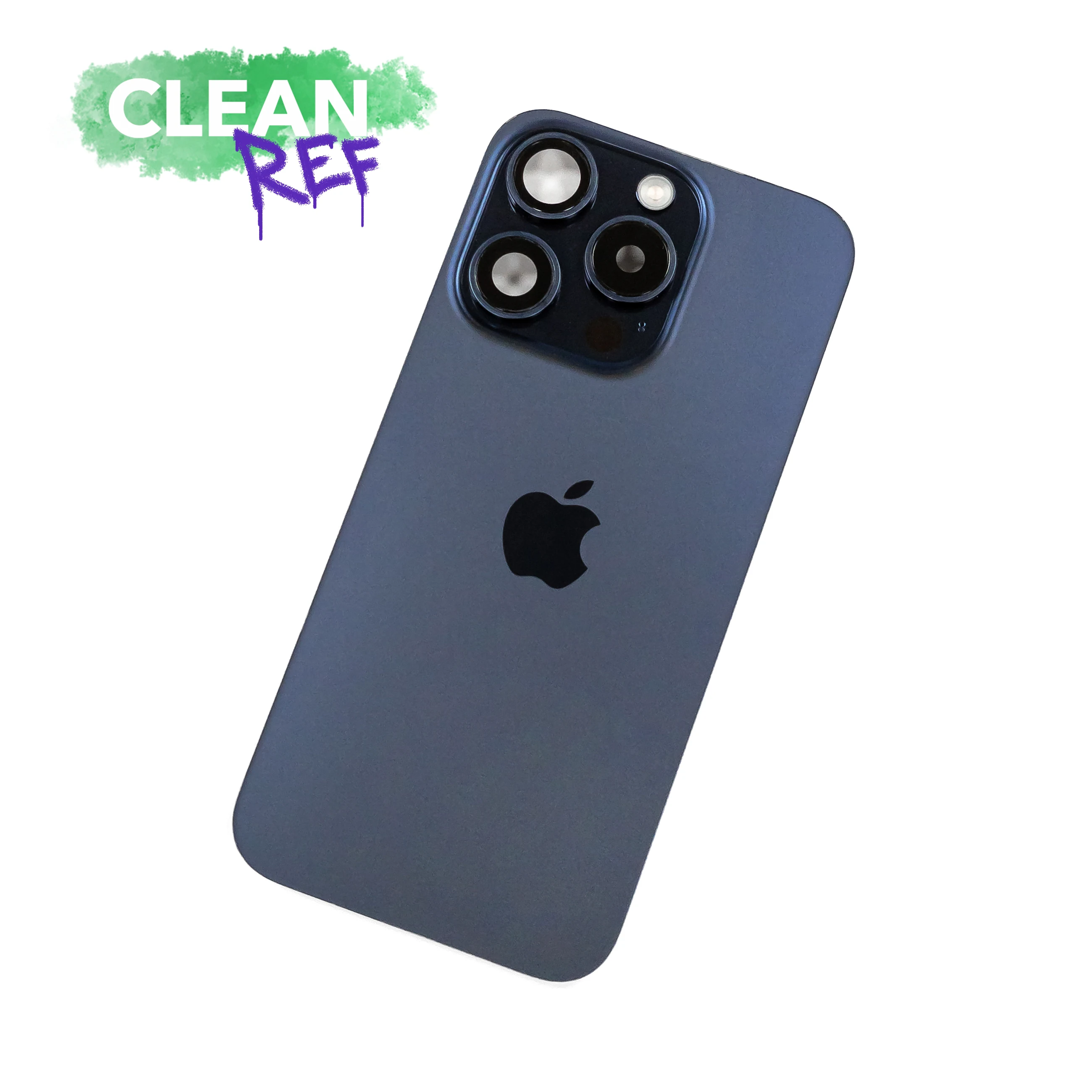 Восстановленная Задняя крышка iPhone 15 Pro (Blue Titanium)