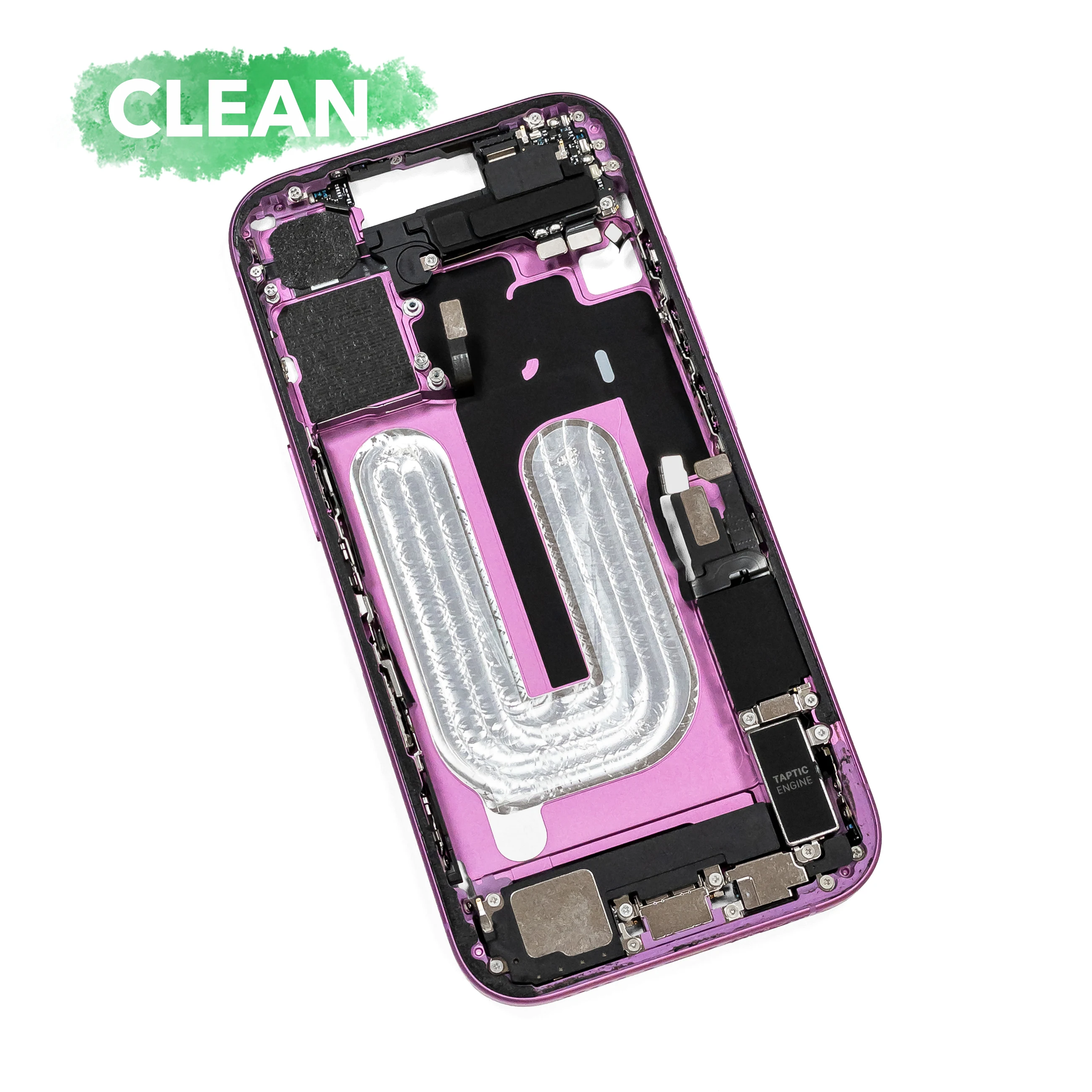 Корпус iPhone 16 в сборе с кнопкой Camera Control (Pink)