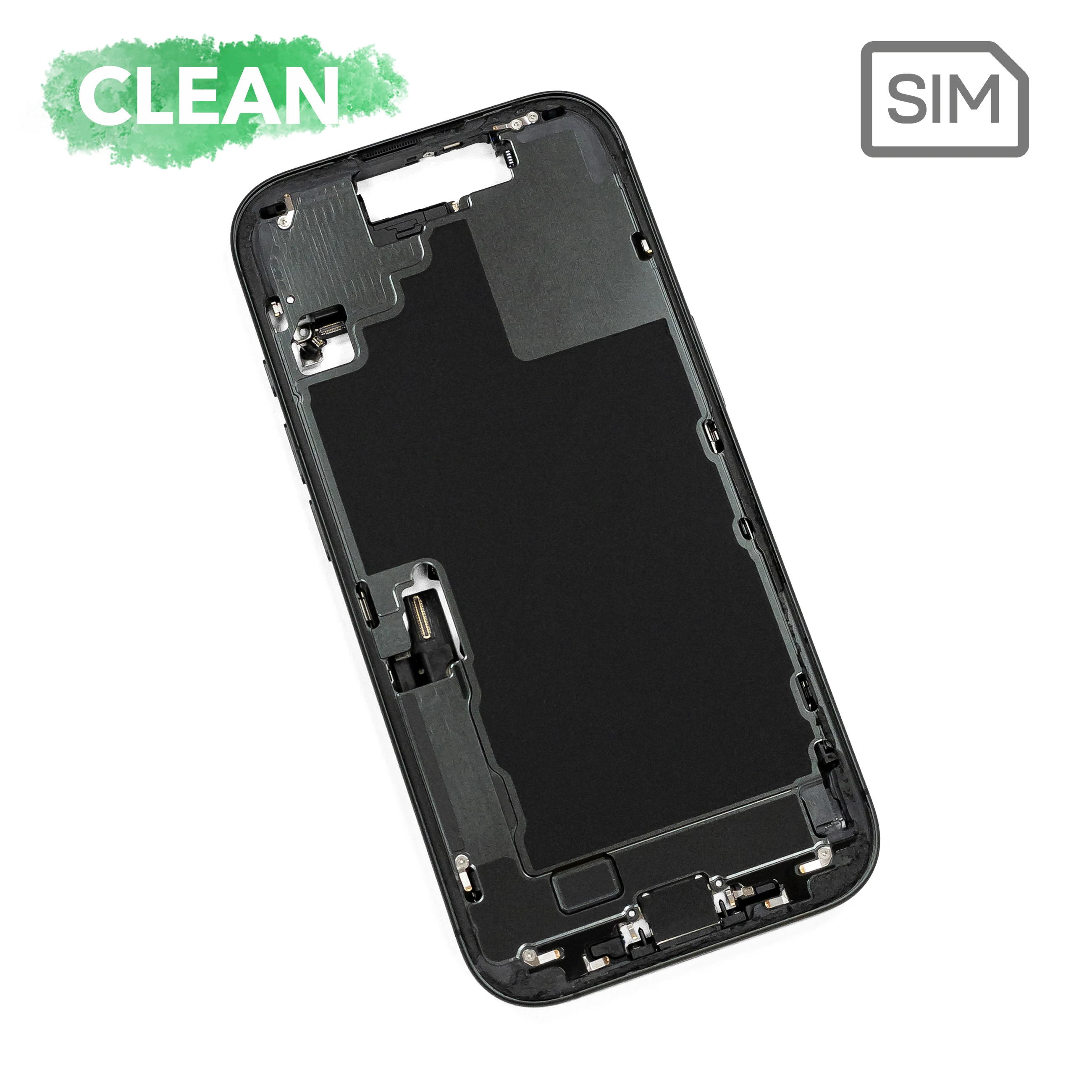 Корпус iPhone 17 в сборе (c физической SIM-картой) (Black)