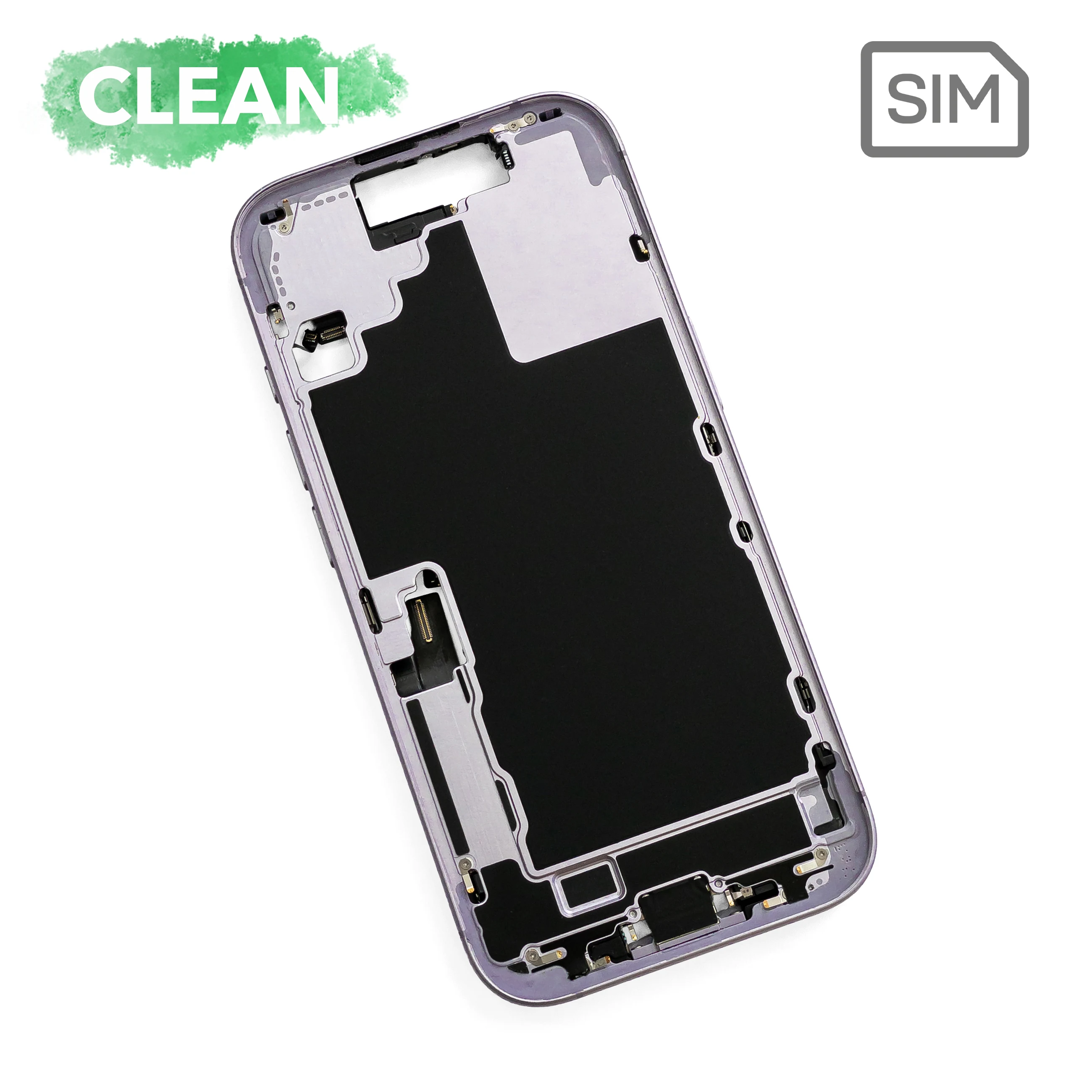 Корпус iPhone 17 в сборе (c физической SIM-картой) (Lavender)