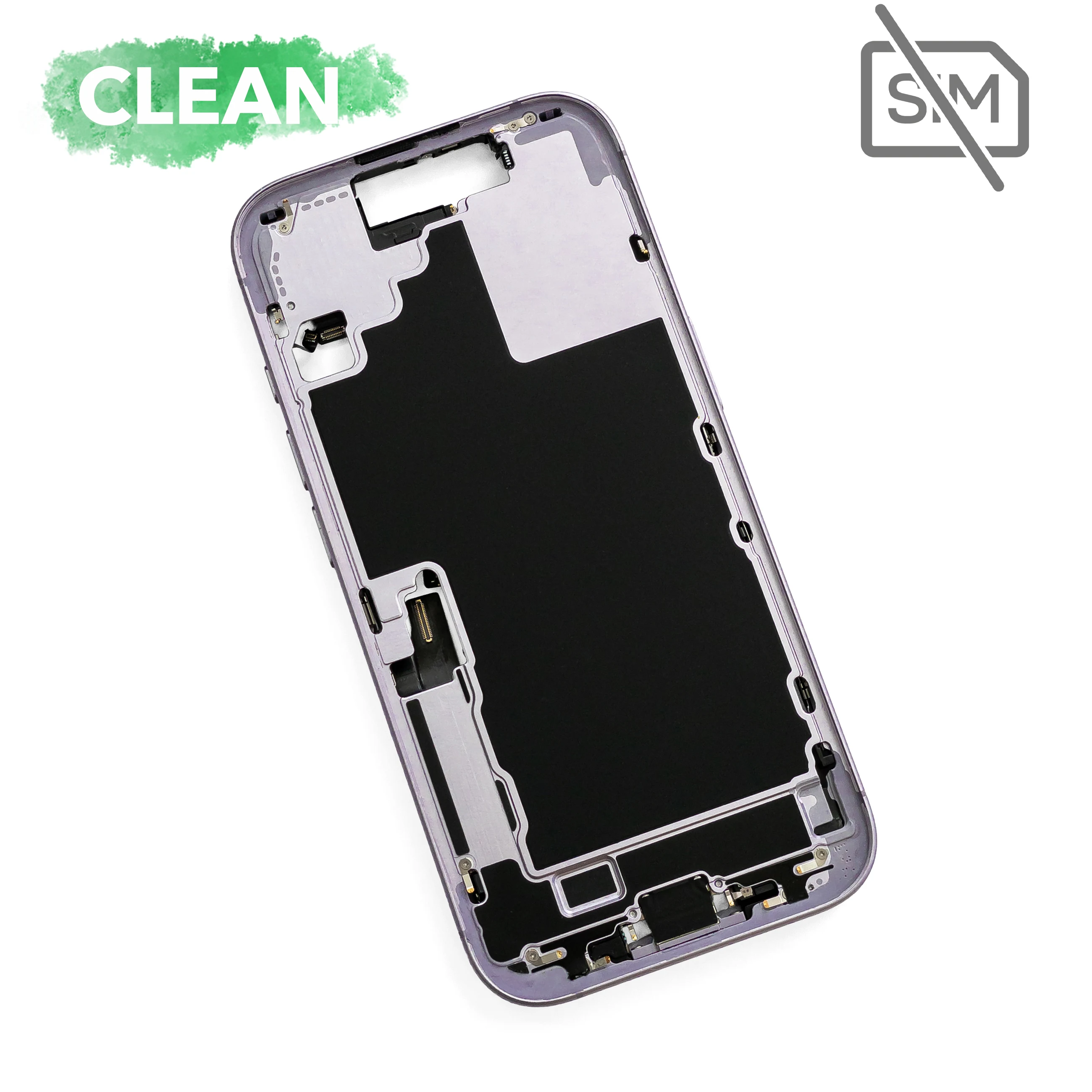 Корпус iPhone 17 в сборе (без физической SIM-карты) (Lavender)