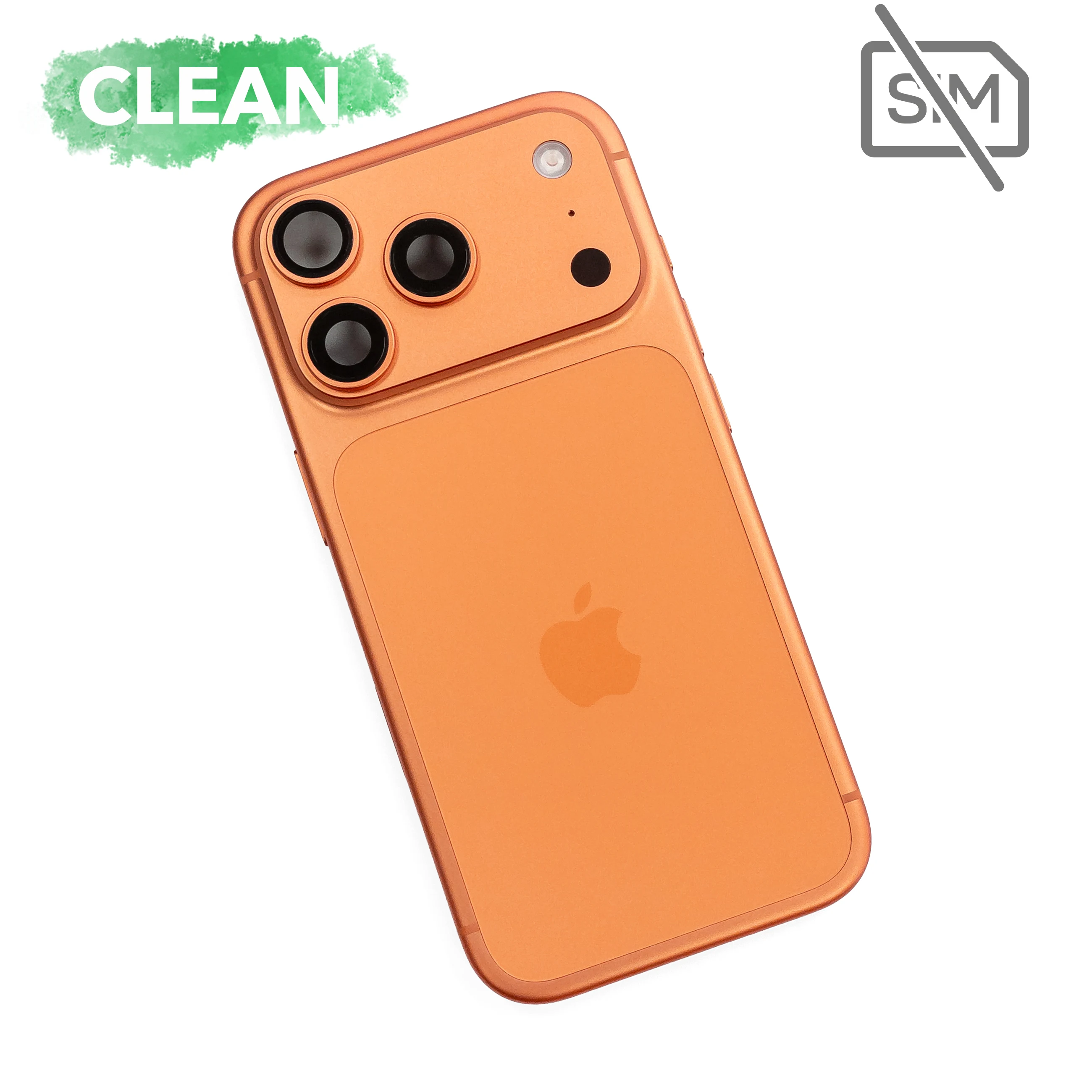Корпус iPhone 17 Pro в сборе (без физической SIM-карты) (Cosmic Orange)