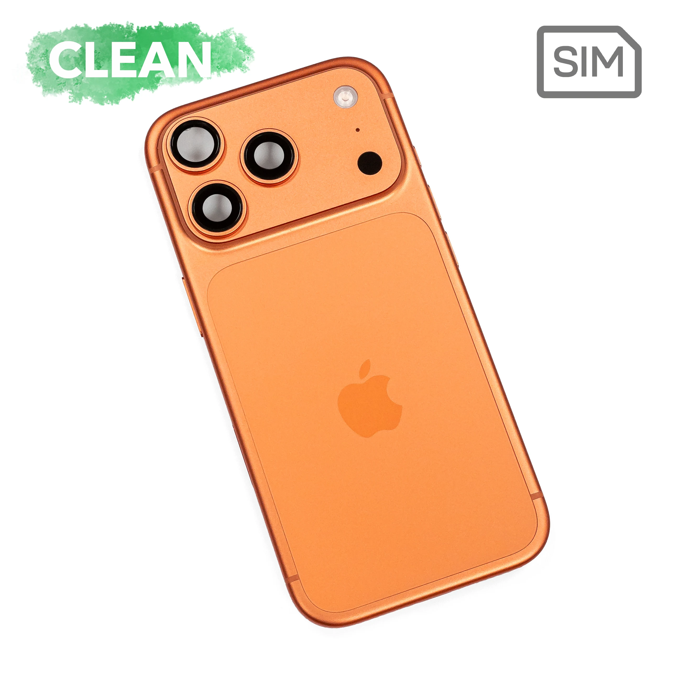 Корпус iPhone 17 Pro в сборе (c физической SIM-картой) (Cosmic Orange)