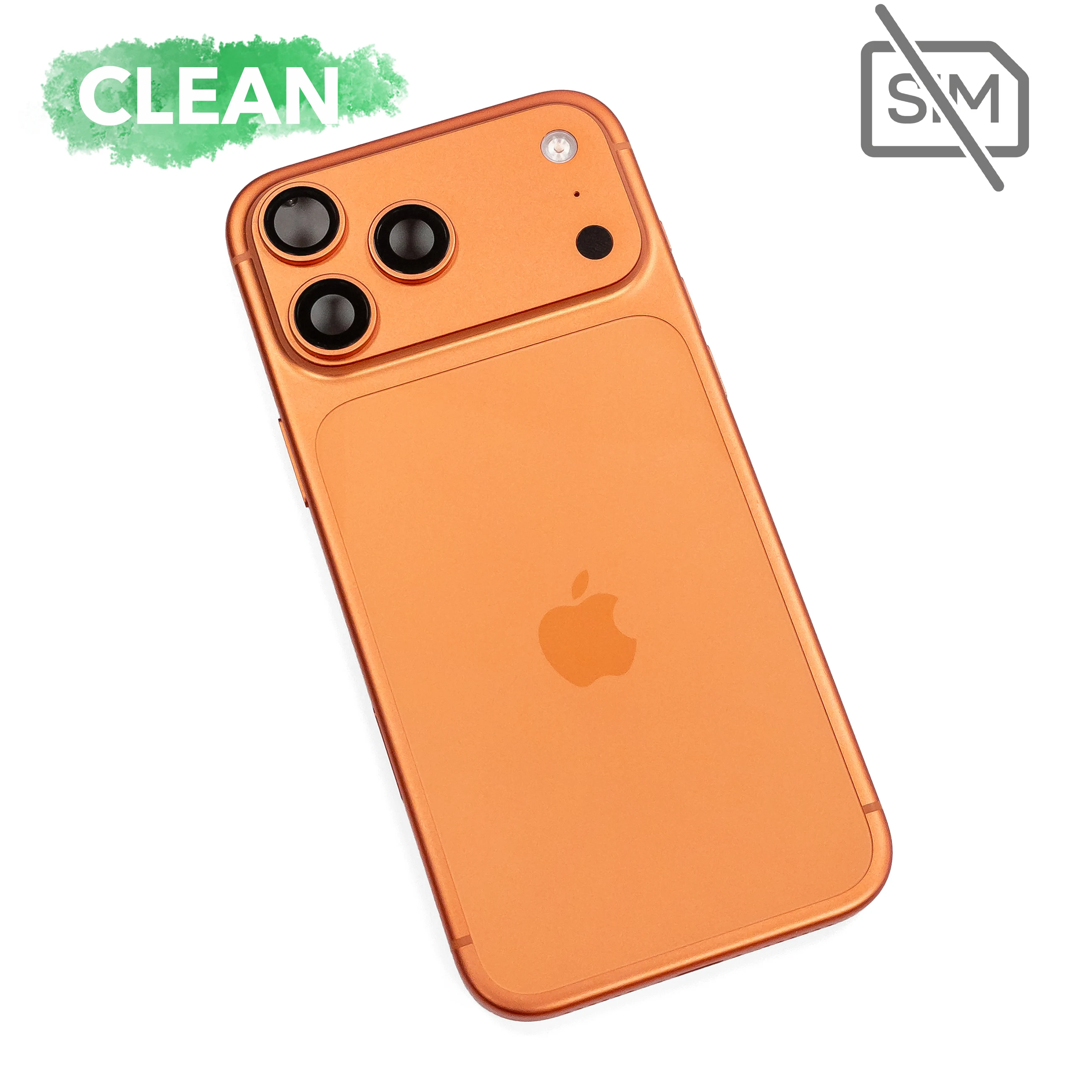 Корпус iPhone 17 Pro Max в сборе (без физической SIM-карты) (Cosmic Orange)