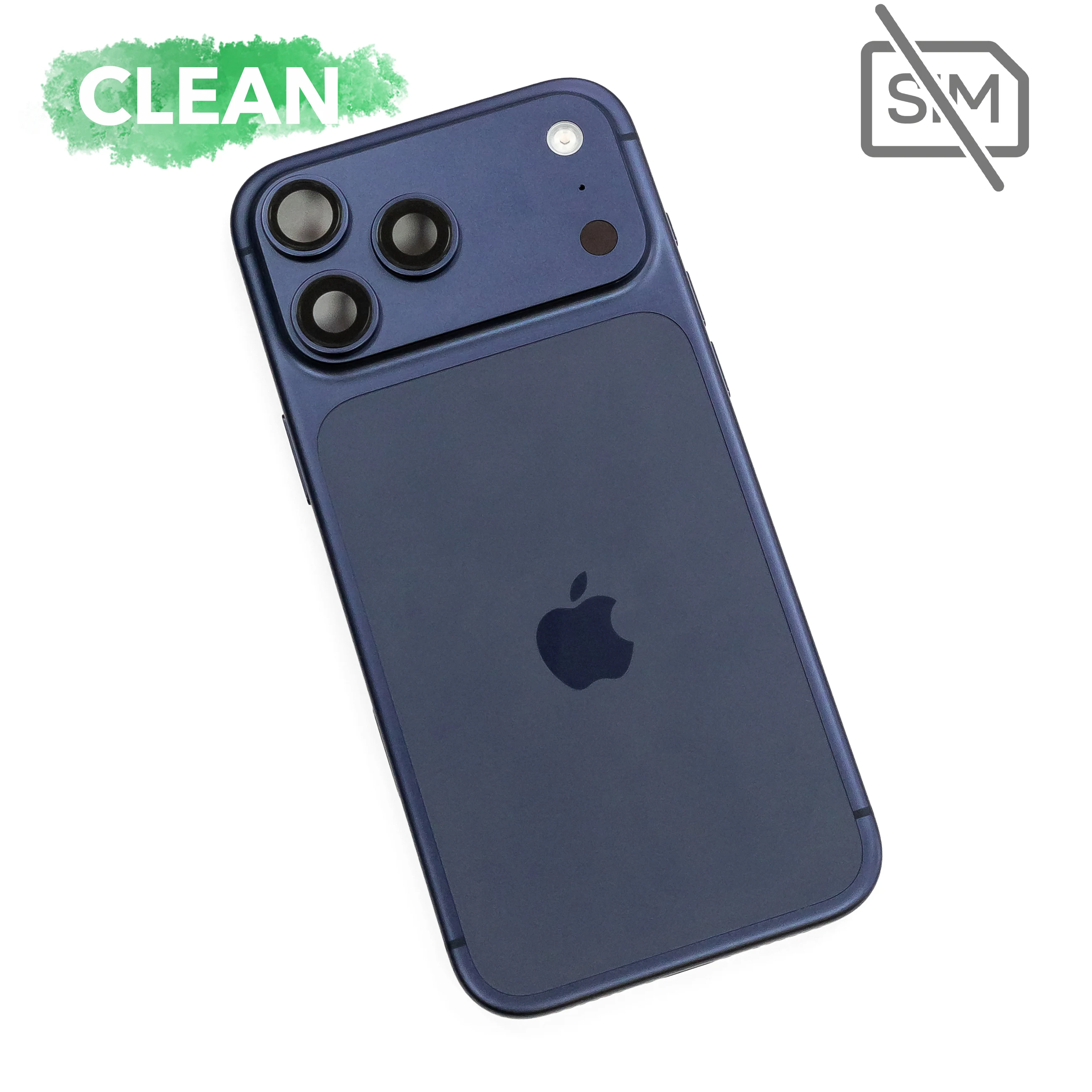 Корпус iPhone 17 Pro Max в сборе (без физической SIM-карты) (Deep Blue)