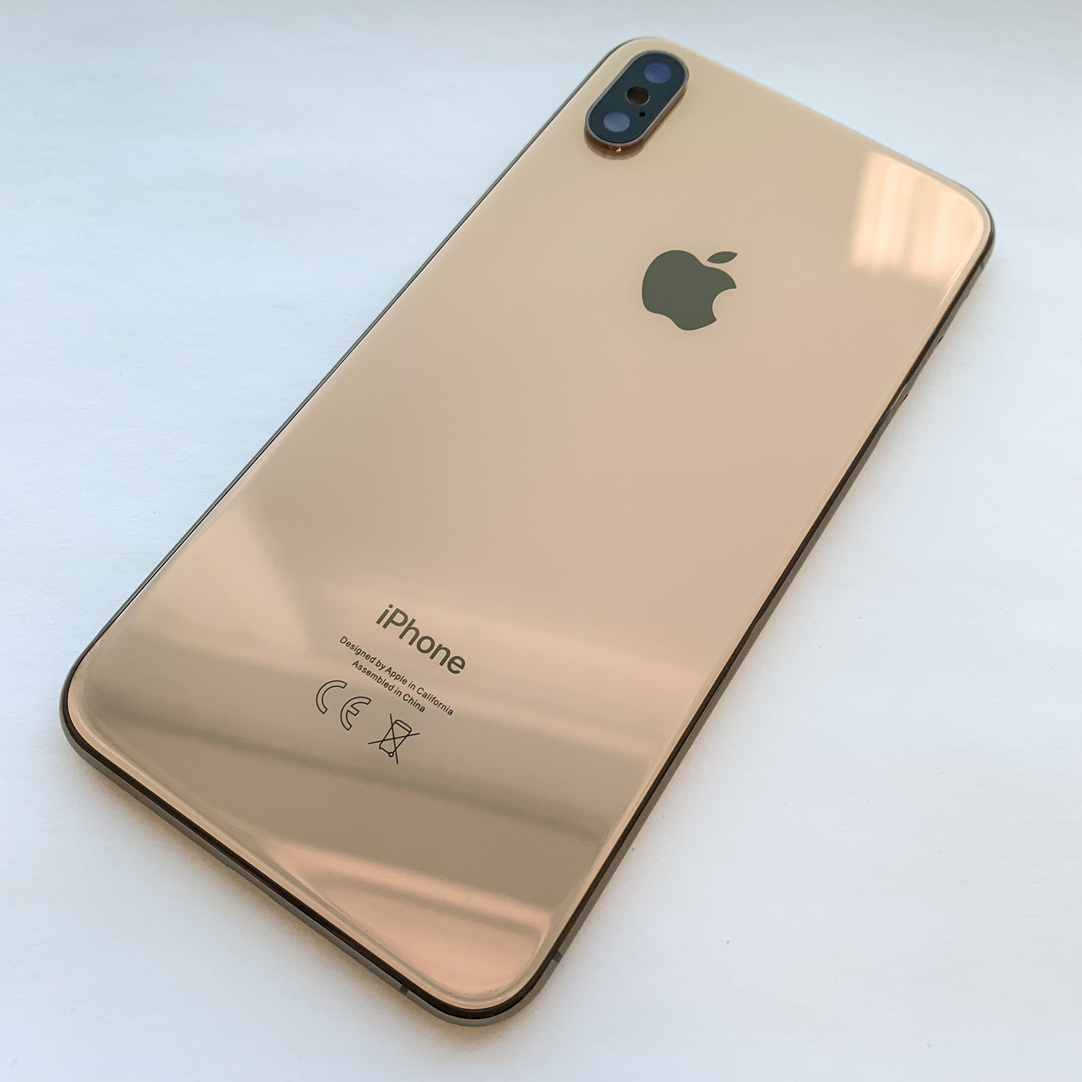 Корпус iPhone XS Max (Золотой)