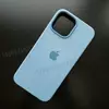 Чехол iPhone 13 Pro Max Silicone Case (MagSafe) Blue Fog