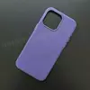 Чехол iPhone 15 Pro Max Leather Case (MagSafe) Lavender