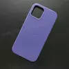 Чехол iPhone 12/12 Pro Leather Case (MagSafe) Lavender