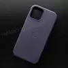 Чехол iPhone 12/12 Pro Leather Case (MagSafe) Night Blue