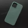 Чехол iPhone 12/12 Pro Leather Case (MagSafe) Pine Needle Green