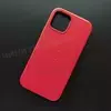 Чехол iPhone 12/12 Pro Leather Case (MagSafe) Red