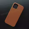 Чехол iPhone 12/12 Pro Leather Case (MagSafe) Saddle Brown