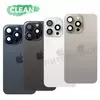 Задняя крышка iPhone 15 Pro Оригинал с разбора Со шлейфом (Clean)