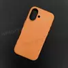 Чехол iPhone 16 Leather Case (MagSafe) Sunstroke