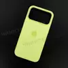 Чехол iPhone 17 Pro Max Silicone Case (MagSafe) Neon Yellow