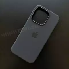 Чехол iPhone 15 Pro Silicone Case (MagSafe) Black