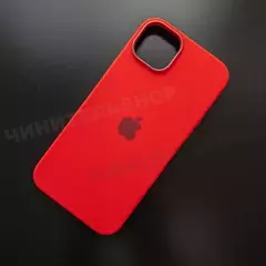 Чехол iPhone 14 Plus Silicone Case (MagSafe) Red