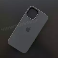 Чехол iPhone 12/12 Pro Silicone Case (MagSafe) Black