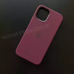 Чехол iPhone 12/12 Pro Silicone Case (MagSafe) Plum