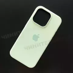 Чехол iPhone 15 Pro Silicone Case (MagSafe) Soft Mint