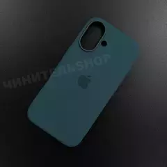 Чехол iPhone 16 Silicone Case (MagSafe) Lake Green
