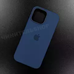 Чехол iPhone 16 Pro Max Silicone Case (MagSafe) Denim
