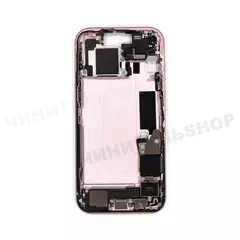 Корпус iPhone 15 Plus (Pink) в сборе без крышки