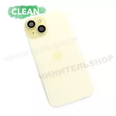 Задняя крышка iPhone 15 (Yellow) со шлейфом
