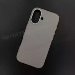 Чехол iPhone 16 Leather Case (MagSafe) Taupe