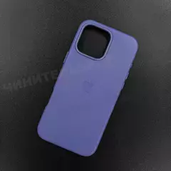Чехол iPhone 16 Pro Max Leather Case (MagSafe) Lavender