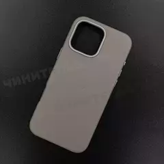 Чехол iPhone 16 Pro Max Leather Case (MagSafe) Taupe