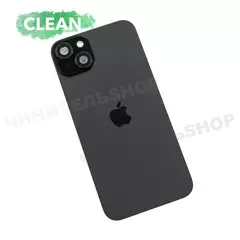 Задняя крышка iPhone 15 Plus (Black) со шлейфом
