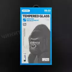 Защитное стекло iPhone 16 Pro Max (БЕЗ РАМОК) с аппликатором