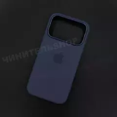 Чехол iPhone 17 Pro Silicone Case (MagSafe + Camera Control) Midnight