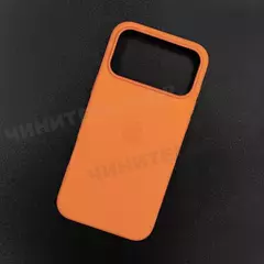 Чехол iPhone 17 Pro Max Silicone Case (MagSafe) Orange