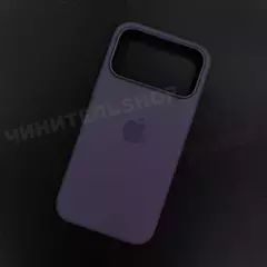 Чехол iPhone 17 Pro Max Silicone Case (MagSafe + Camera Control) Purple Fog