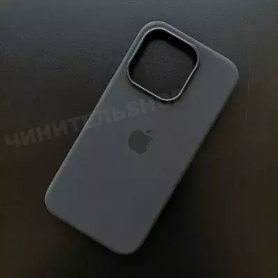 Чехол iPhone 15 Pro Silicone Case (MagSafe) Black
