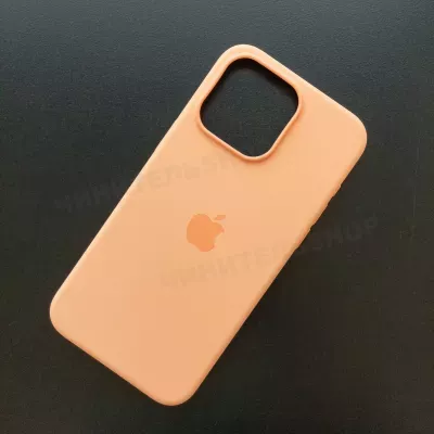 Чехол iPhone 15 Pro Max Silicone Case (MagSafe) Orange Sorbet