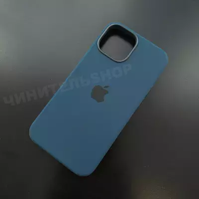 Чехол iPhone 13 mini Silicone Case (MagSafe) Abyss Blue