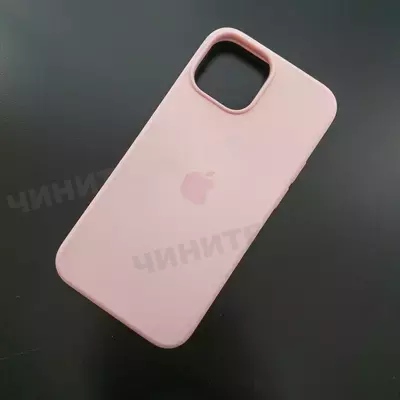 Чехол iPhone 13 mini Silicone Case (MagSafe) Chalk Pink