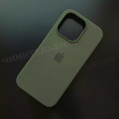 Чехол iPhone 14 Pro Silicone Case (MagSafe) Olive