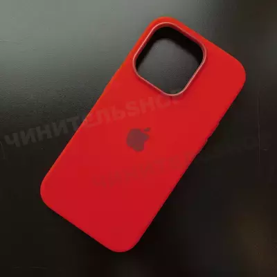 Чехол iPhone 14 Pro Silicone Case (MagSafe) Red