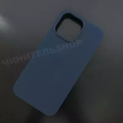 Чехол iPhone 14 Pro Max Silicone Case (MagSafe) Storm Blue