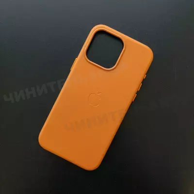 Чехол iPhone 15 Pro Max Leather Case (MagSafe) Sunstroke